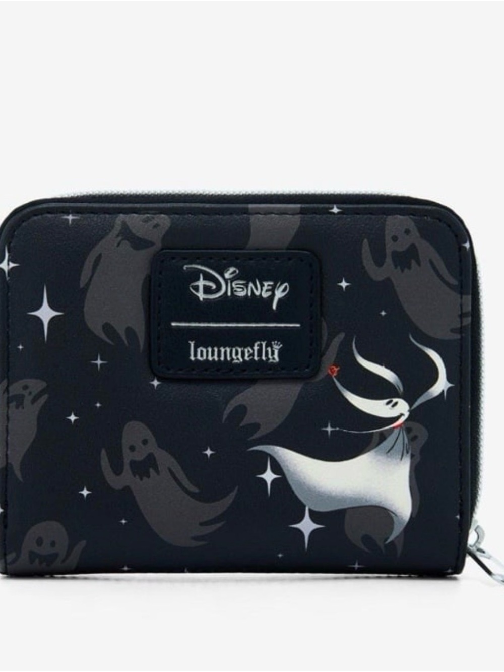 NWT Loungefly Disney Jack&Sally Spiderweb Mini Zipper Wallet. - Picture 4 of 4